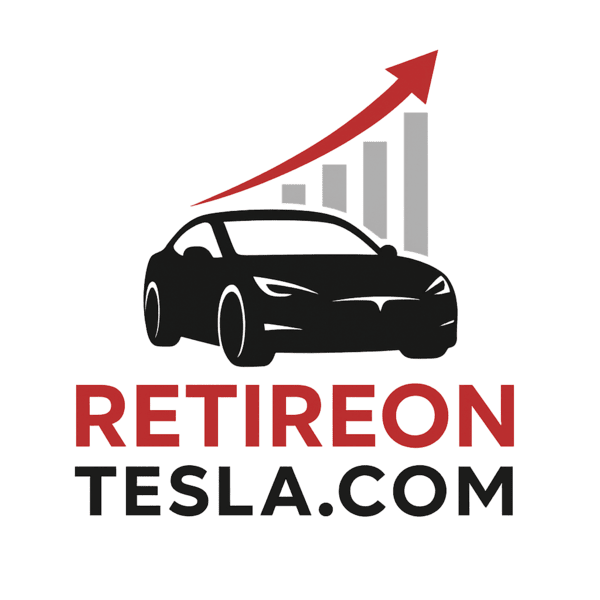 Retire on Tesla logo